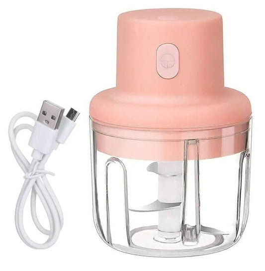 Portable Electric USB Rechargeable Fruit Vegetable Onion chopper