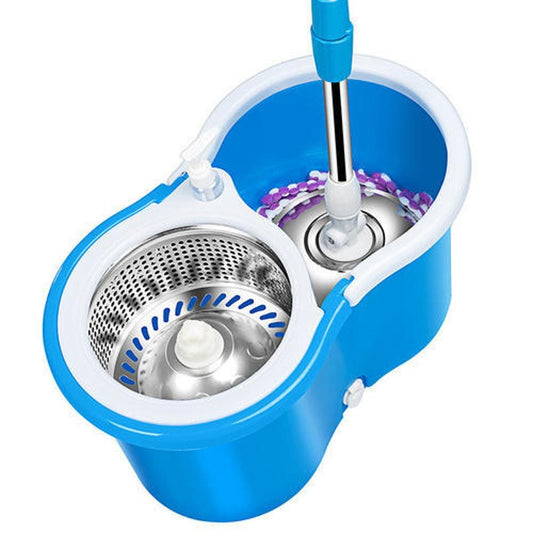 Spin Mop - Easy Spin Magical Mop Set 360 Degree Microfiber Mop Head Home Clean Tools