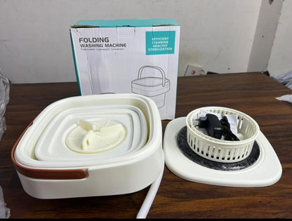 Foldable Mini Washing Machine | Portable Laundry Washer | Travel & Home Use