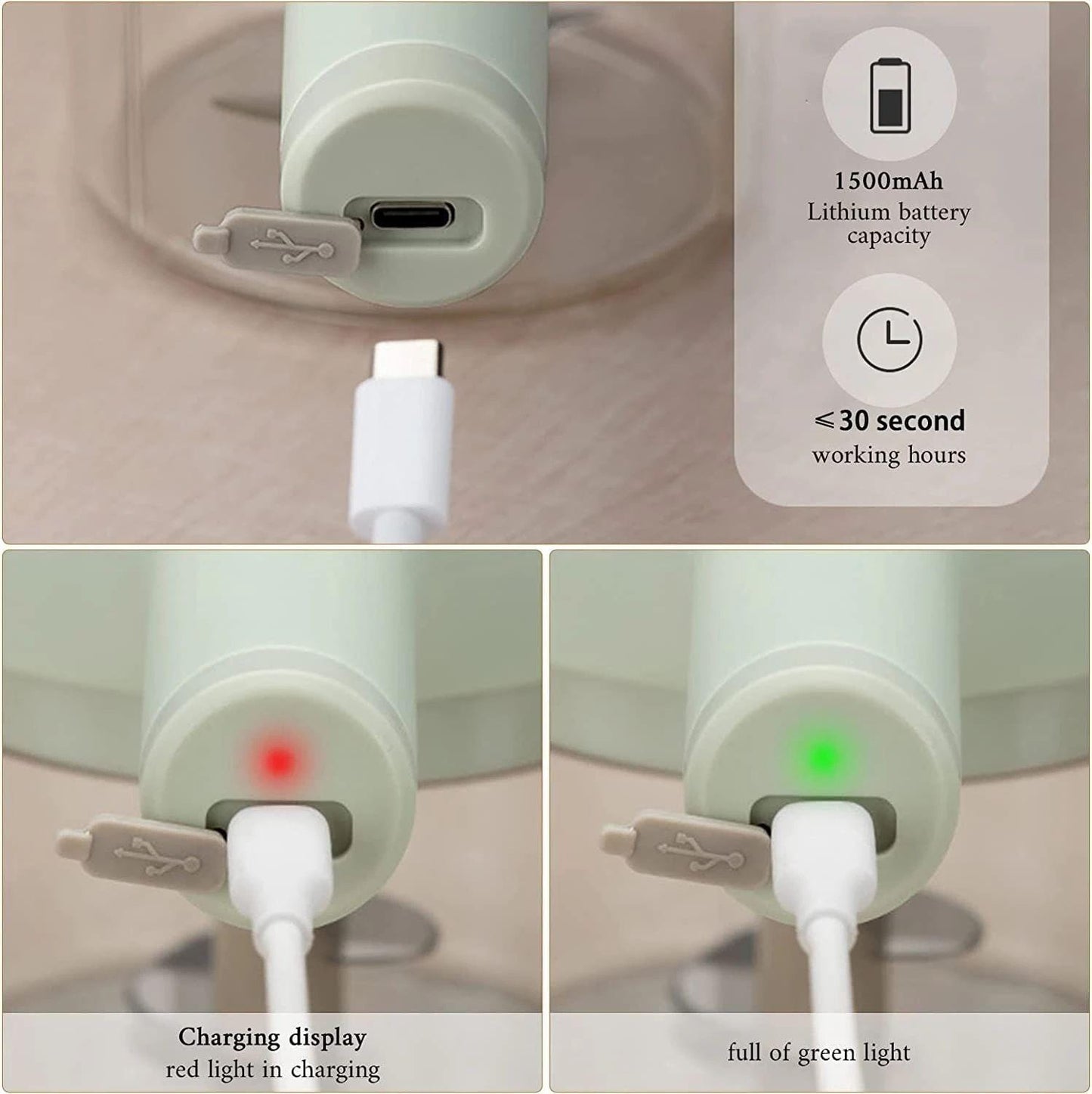 4 in 1 Portable Electric Vegetable Cutter Set Mini Wireless.