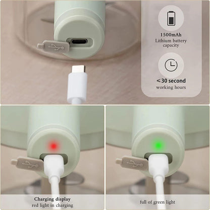 4 in 1 Portable Electric Vegetable Cutter Set Mini Wireless.