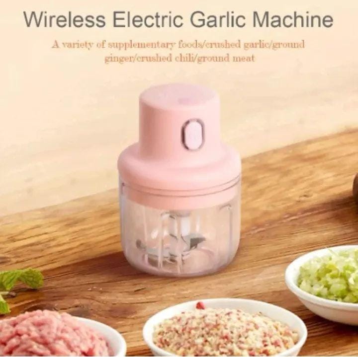 Portable Electric USB Rechargeable Fruit Vegetable Onion chopper
