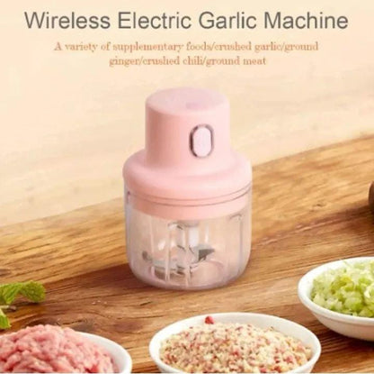 Portable Electric USB Rechargeable Fruit Vegetable Onion chopper