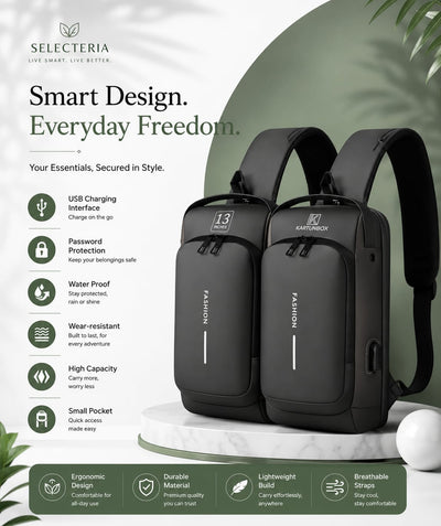 Chest Bag Multifunction Crossbody Sport Running Travel.