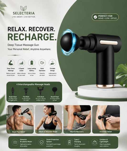 Deep Tissue Massage Gun